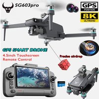 SG603 Pro Drone GPS 8K HD Camera Aerial EIS Anti-Shaking 5G WIFI Folding Drones Brushless Obstacle Avoidance Touchscreen RC UAV