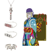 2026 Mononoke Kusuri Uri Anime Cartoon Necklace Bracelet Fashion High-end Accessories Cosplay Prop Niche Couple Birthday Gift