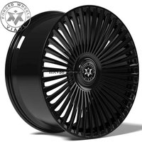 Black Forged Wheels 8.5-13 19-23 Inch Sizes 24x10 Wheel Rim for Mercedes for Benz Maybach C E G S Class GLE GLS GLC Rolls Royce