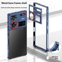 Metal Frame Case For Nubia Z70 Z70S Z60 Ultra Metal Lens Cap Ultra-thin Heat Dissipation Split Cover For Nubia Z70 Ultra Bumper