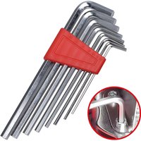 New Allen Wrench Metric Wrench Inch L Wrench Short Arm Tool Set Easy To Carry In The Pocket Durable Professional 2026