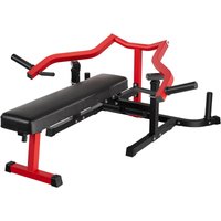 chest press features a adjustable workbench and gradually contracting arm arms, making it suitable both chest wo