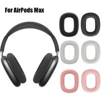 For AirPods Max Silicone Ear Pads Replacement Cushion Cover 1Pair Headphone Headsets EarPads Earmuff Protective Case Sleeve