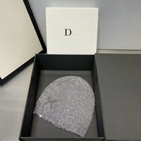 Korean Designer Y2k Shiny Cold Cool Street Sequined Knit Hat Spring Summer Girl Glitter Fashion Knitted Bag Head Beanie Hat