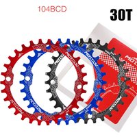 AliExpress VXM Mountain bike positive negative single-disc plate 104bcd single-speed sprocket aluminum alloy 30T chainring crank accessories