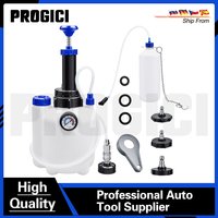 PROGICI 3L+1L Auto-Vakuum-Bremsflüssigkeitspumpe Bremsenentlüfter Kupplungsentlüftungssystem Flüssigkeitsentlüftungswerkzeug-Set mit 3 Anschlüssen