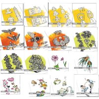 Cartoon animals / flowers / characters Clear Silicone Stamp/Seal for DIY scrapbooking/photo album Decorative clear stamp A0468