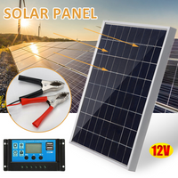300 w500w Solar panel Kit komplett 12V poly kristalline USB Power tragbare wiederauf ladbare Solarzellen Solargenerator für den Außenbereich