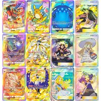 DIY TCG Pocket English Celestial Guardians A3 Lunala Solgaleo Guzma Lillie Alolan Raichu Incineroar Wishiwashi Acerola Card Toy