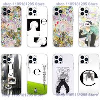 B-Bladee Crest E-Ecco2K E PXE Phone Case For iPhone 17,16,15,14,13,12,11 X,Plus,Pro,Max,XR,Plus,E,Mini Transparent Soft Cover