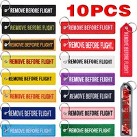 10Pcs Keychain Embroidery Aviation Key Ring Chain for Aviation Aircrafe Travel Fashion Gift