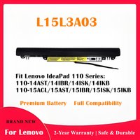 Battery For Lenovo IdeaPad 110-15AST 15IBR 14AST 14IB 14IBR 15ACL L15C3A03 L15S3A02 5B10L04166 5B10L04167 5B10L04215