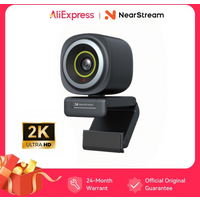 NearStream 1080P@60FPS USB Webcam with AI Noise-Canceling Microphone Software Auto Focus PC Camera With Microphone Plug-and-Play