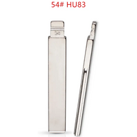 5pcs 10pcs 20pcs 54# HU83 Metal Uncut Blank Flip Remote Key Blade For Peugeot 407 Citroen for keydiy KD xhorse VVDI JMD