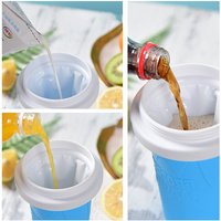 Quick-Frozen Slushy Maker Cup Large Capacity Slushy Cup For Homemade Smoothies Juice Ice Cream Summer Squeeze Beker Kitchen Tool