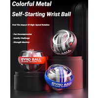 Forearm Exerciser Muscle Fitness Equipment Gyroscope Gyro Wrist Ball Booster Trainer Hand Exercise Grip Glow