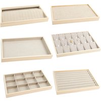 Schmuck Ohrring Display Stand Tablett Schmuck Lagerung Organisatoren Schmuck Ring Halter Display Platte für Schmuck Klassifizierung