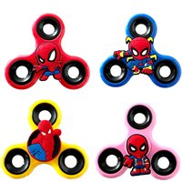 1 Pc Cute Spider Man Action Figures Fidget Spinner PVC Model Finger Stress Relieving Hand Spinner Gift Toy