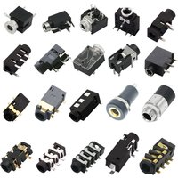 2.5MM 3.5MM Headphone Jack Audio Video Female Mono Dual Channel Stereo Jack Jack Socket Stereo Solder Panel Mount PJ-320D PJ-391