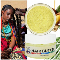 GZE 3 in 1 Hair Butter Nourishing Cream with Rosemary, Argan & Jojoba Oils for Deep Conditioning, Frizz Control, Stong Hair Root