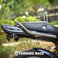 For Kawasaki Z900RS/CAFE 2018-2026 25mm Rear Pillion Luggage Rack, Z900RS SE Passenger Grab Rail Steel Construction, Accessory