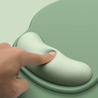 Gradient Ergonomic Mouse Pad with Wrist Rest Support Comfortable Non-Slip Soft Mouse Mat for Computer Laptop