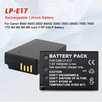 LPE17 LP E17 LP-E17 Camera Batteries for Canon EOS 200D M3 M5 M6 T6i T8i 750D 760D 800D 850D 8000D 250D DSLR Cameras Battery