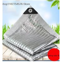 Shading 99% Aluminum Foil Sunshade Net Silvery Anti-UV Awning Fence Privacy Screen Garden Sun Shade Mesh Car Sun Shed Canopy