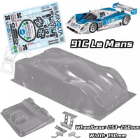 1/10 PC RC shell Classic 91C Le Mans Touring Car 190mm width car Transparent shell body lampshade For 3RAICNG mst yokomo hpi hsp