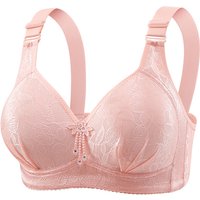 Women's Seamless Ultra-thin Breathable Bra Comfortable Without Steel Rings Gathering and Anti Sagging All Year Round Underwear
