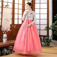 Traditional Korean Clothing Hanbok Dress for Women Ancient Palace Robe V-neck National Performance Wedding Dress Asien Style