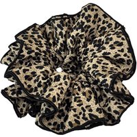 Trendy Vintage Leopard Hair Tie High Stretch Elastic Scrunchie Daily Elegant Ladies Hair Ornament