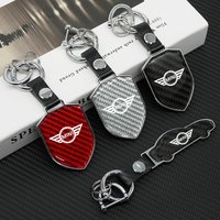 Creative Styling Car Logo Key Chain Keyring For BMW Mini Cooper R50 R53 R55 R56 R60 R61 F54 F55 F56 F60 Auto Emblem Accessories