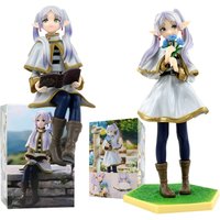 In Stock Anime Frieren 14/19cm Standing Posture And Sitting Posture Action Figure Model PVC Doll Toys Desktop Accessories Gifts