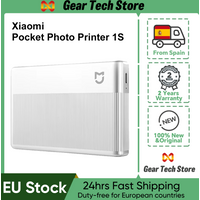 Mijia 1S Pocket Photo Printer Buy with a Gift of 40 Sheets of Photo Paper Supports Bluetooth Connection for Multiple People Easy to Carry Compatible with Ios