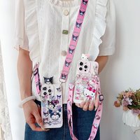 Love Kitty For Samsung Galaxy A17 A07 A16 A06 A26 A56 A04E A05 A05s A15 A25 A35 A55 Case With Holder Rope