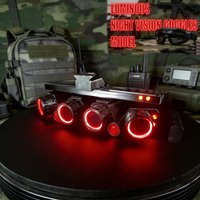 COD Style GPNVG18 Night Vision Goggles Tactical Illuminated Visible NVG Model Tactical Helmet NVG Mount for Cosplay Display