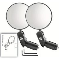 AliExpress NONE 1pair Bicycle Rearview Mirror 360 Rotation Adjustment For Motorcycle Electric Bike Handlebar Reflective Mirror Accessories