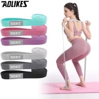 AOLIKES 3PCS Long Resistance Bands Set Yoga Pull Up Booty Hip Workout Loop Elastic Band Gym Training Exercis Equipment for Home