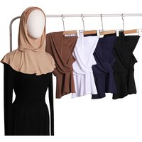 New Ready to Wear Hijab Muslim Undercap Jersey Instant Headscarf Islam Comfort Neck Covered Scarf Light Turban