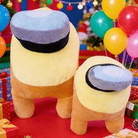 Yellow Figurine Toys Sculpture Action Figure Decoration PVC Sculpture Cute Sculpture Desktop Home Ornament