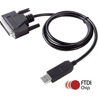 USB Roland Serial Programming Cable FTDI FT232RL USB RS232 Serial to DB25 Male Converter Cable For Roland Amanda Haas CNC NM-25M