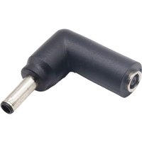1pcs DC Power 4.5mm x 3.0mm Male to DC 4.5mm x 3.0mm Female Right Angle Adapter DC Barrel Power Connector Converter