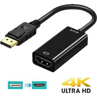 4K DP To HDMI-compatible Cable Display Port To HDTV Adapter DP Male To HDTV Female Converter For Laptop PC Projector Accessories