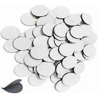 Hook Loop Tapeself-adhesive Fastener Tape Black White 3cm Round Nylon Fabric Magic Tape For Carpet fixation Car access 10-100pcs