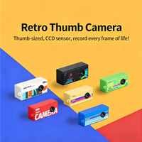 Mini Digital Camera 0.96 Inch Thumb Camera Keychain Camera Retro Support Memory Card 1080p Very Small Camcorder Video Recorder