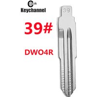 10pcs DWO4R Car Metal Blank 39# Xhorse KD Key Blade Flip Remote Key Blade for Chevrole t Buick Opel for KEYDIY KD VVDI Flip Key