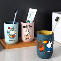 Miffys Woman Man Water Cup Kids Bathroom Toothbrush Cup Kawaii Mouthwash Cups Anime Cartoon Tooth Cups Boy Girl Toothbrush Mugs