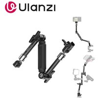 Ulanzi TA10 3-Section Magic Articulating Arm Extendable Folding Magic Arm Dual 1/4" Threads for Monitor Camera Smartphone Rig