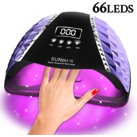 DianaBeauty UV LED Nail Lamp 66LEDs Nail Dryer with Auto Motion Sensor Professional UV Light Cabin for Nail Polish Manicure Lamp